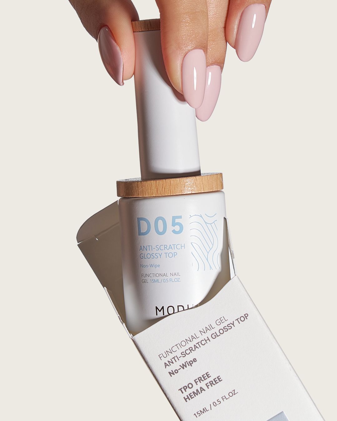 Anti-scratch Glossy Top Coat No-Wipe D05