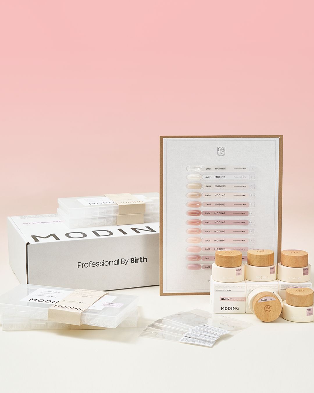 QM01-QM12 Pure Nude Builder Gel Kit