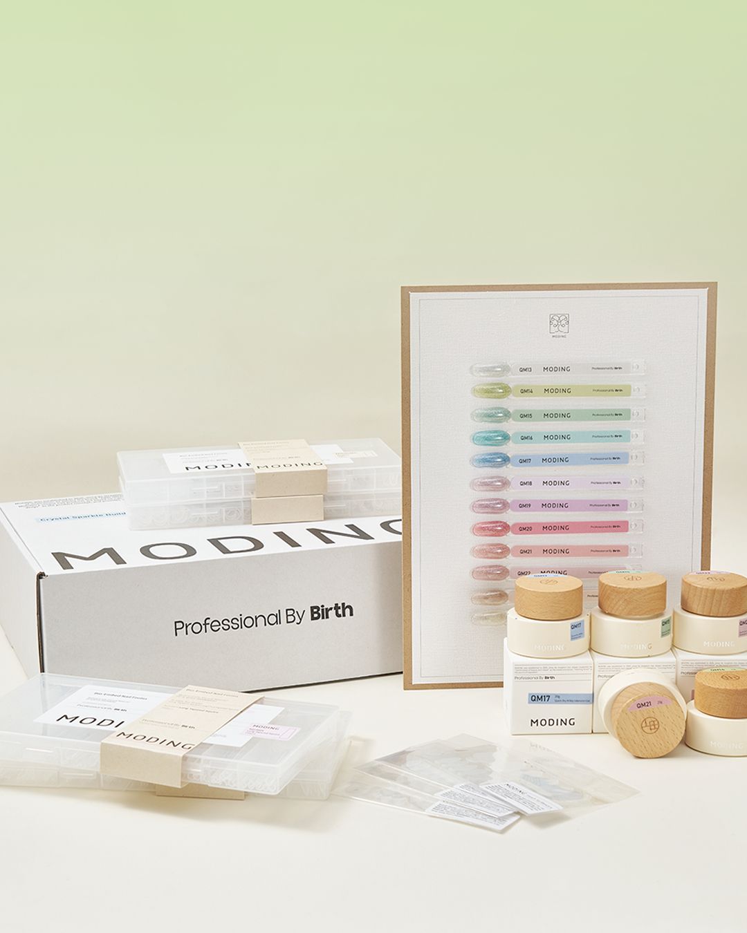 QM13-QM24 Crystal Sparkle Builder Gel Kit