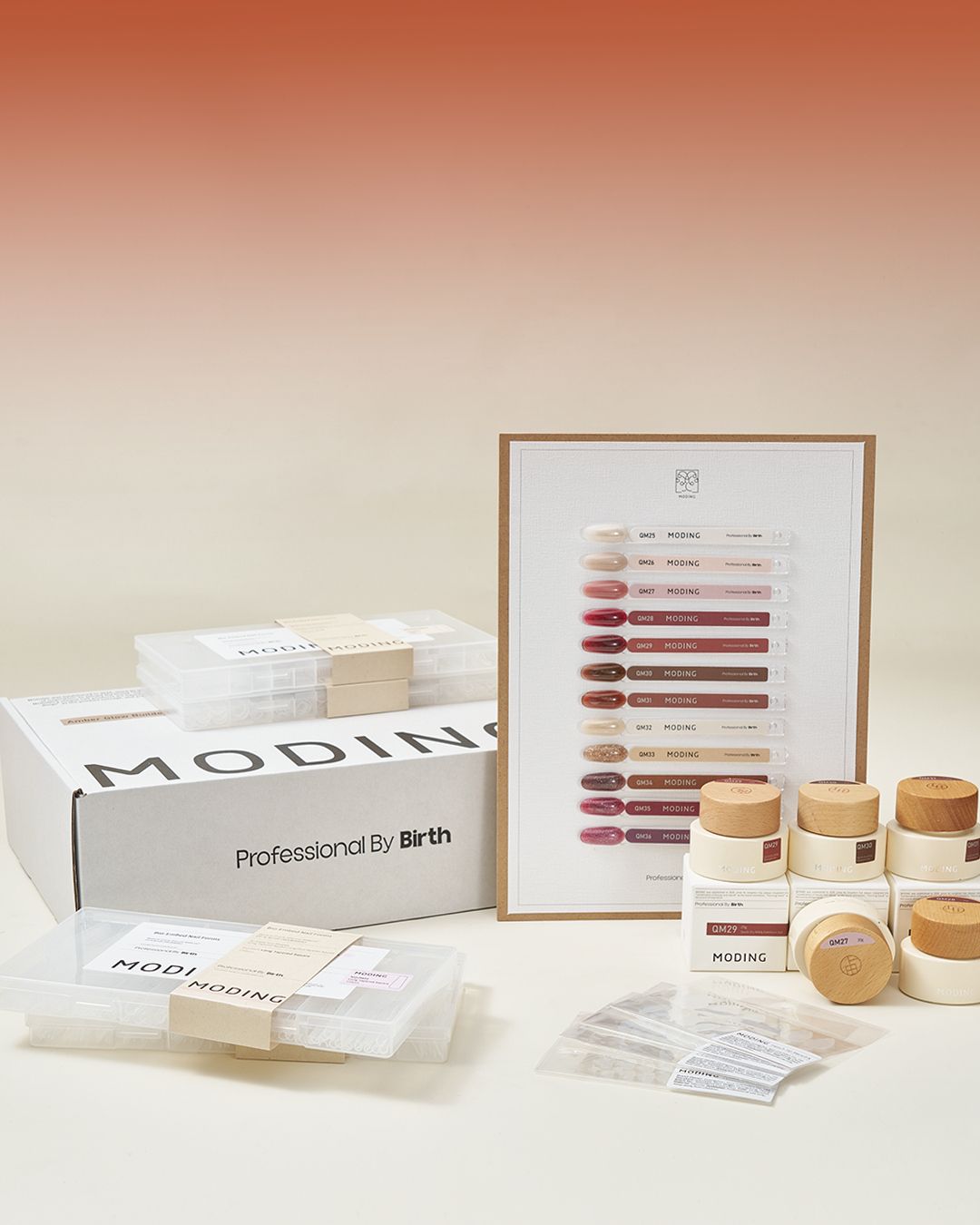 QM25-QM36 Amber Glow Builder Gel Kit