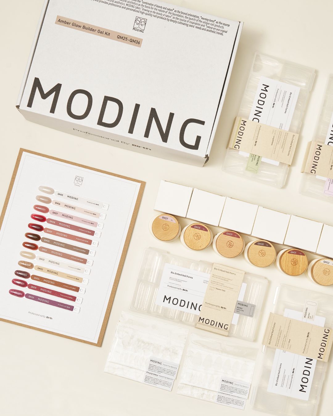 QM25-QM36 Amber Glow Builder Gel Kit
