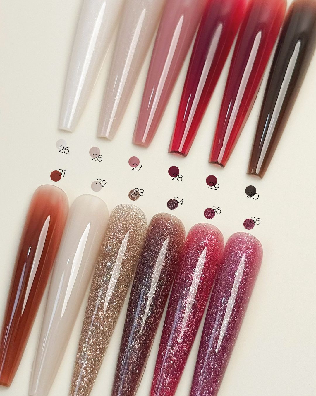 QM25-QM36 Amber Glow Builder Gel Kit