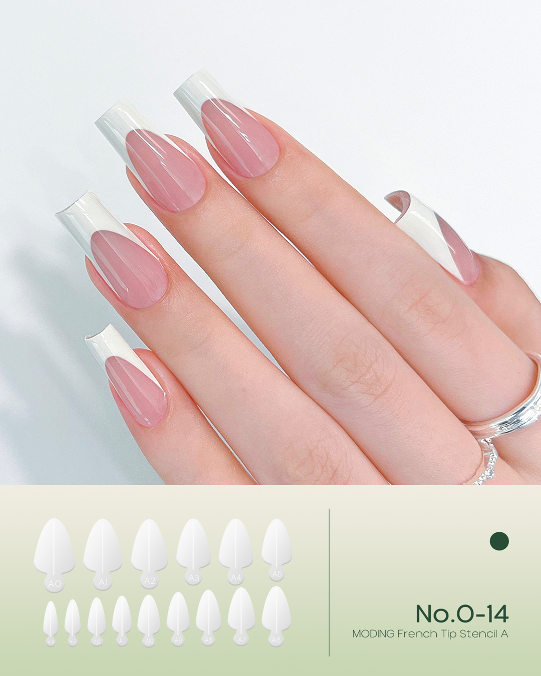 French Tip Stencil A