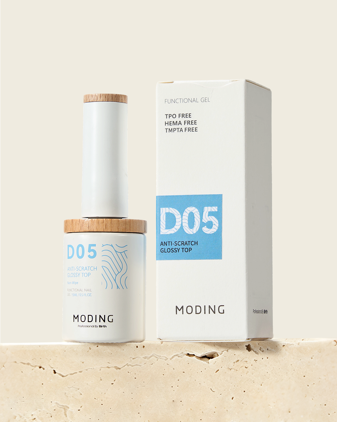 Anti-scratch Glossy Top Coat No-Wipe D05