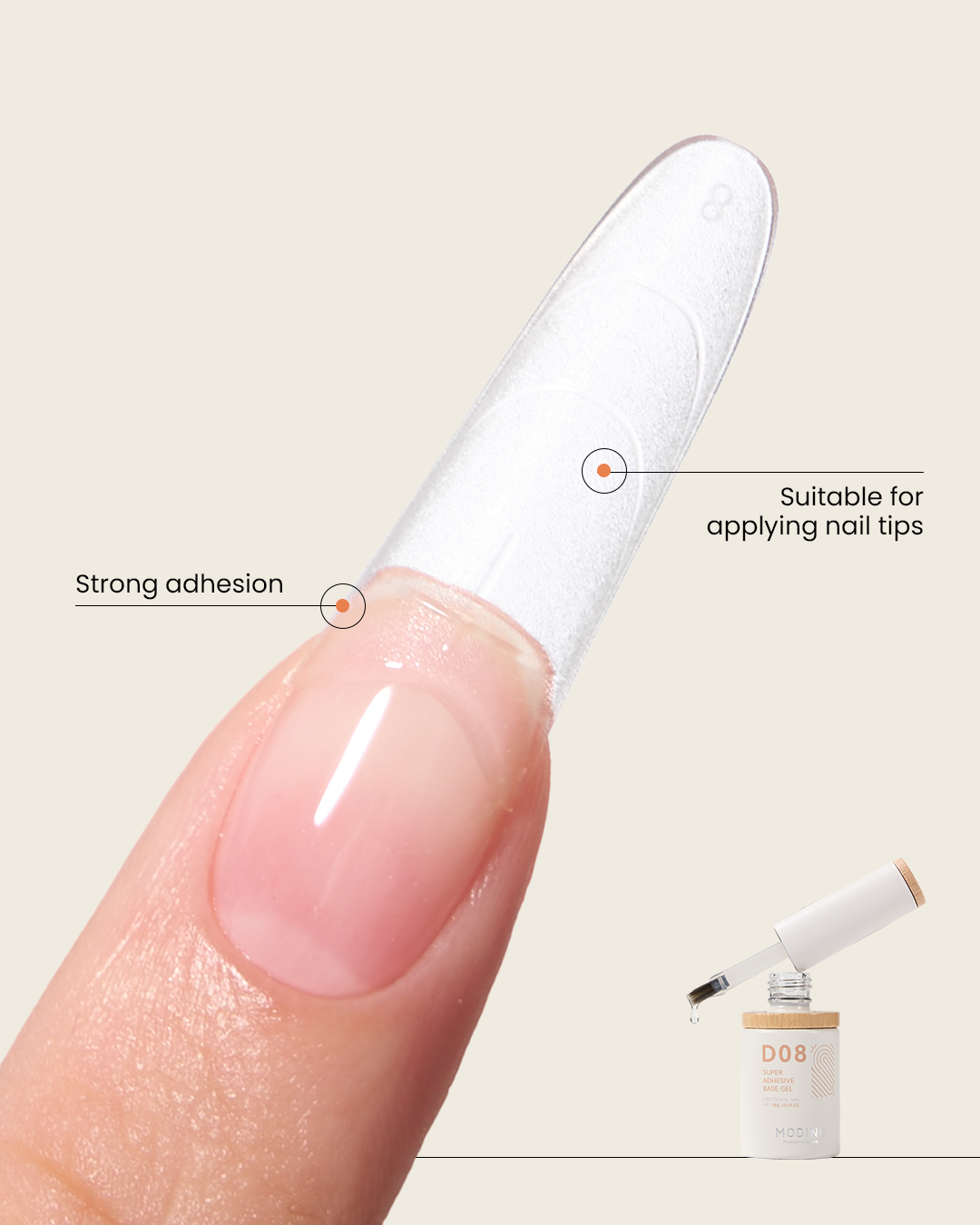 D08 Super Adhesive Base Gel